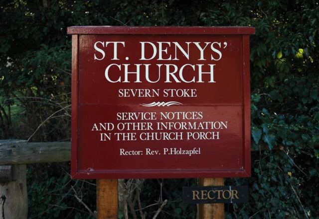 St. Denys' Church sign