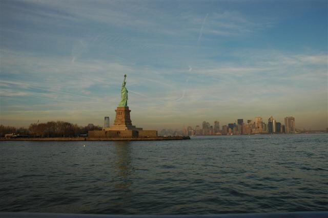 Statue of Liberty and NYC skyline