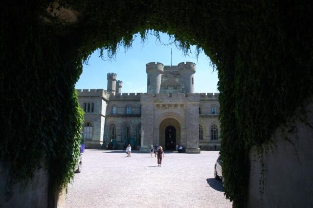 Eastnor through the portculis