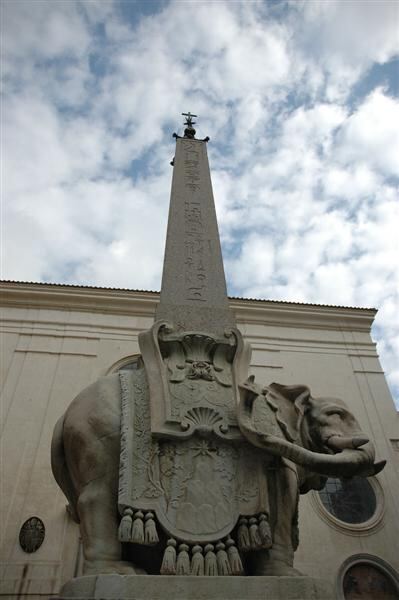 Elephant obelisk