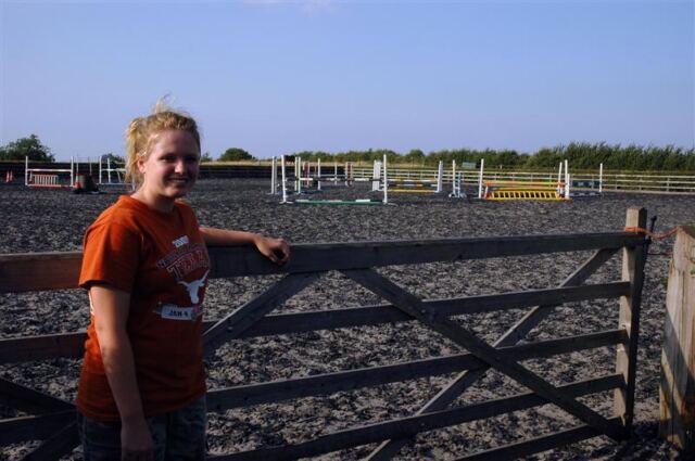 Melanie and her dream arena