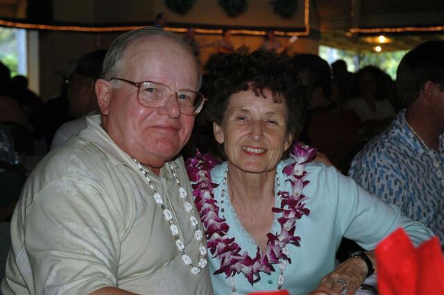 Paul and Geri at the luau
