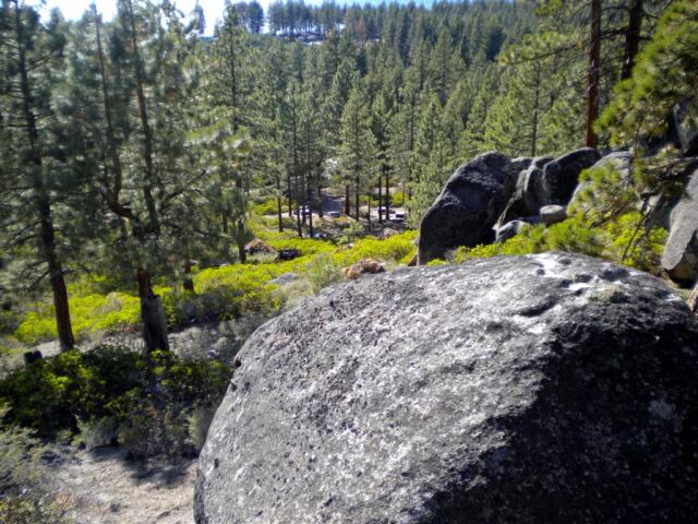View from up the hill