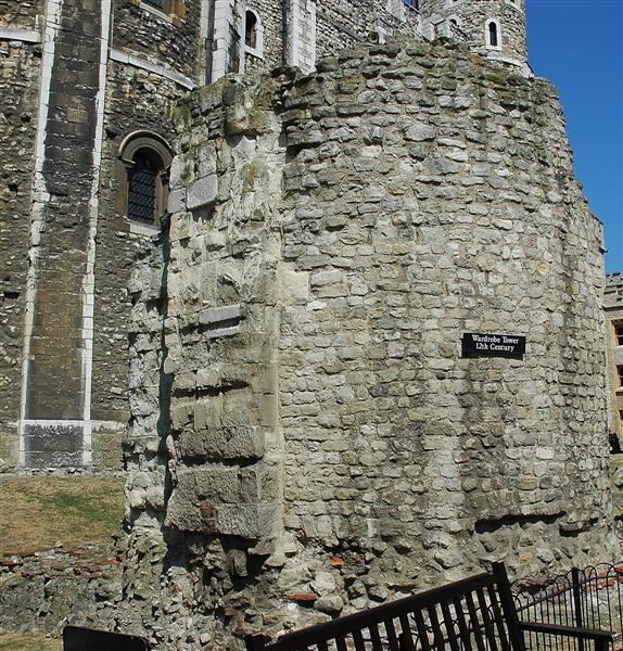 Tower of London - 12th Century tower ruins