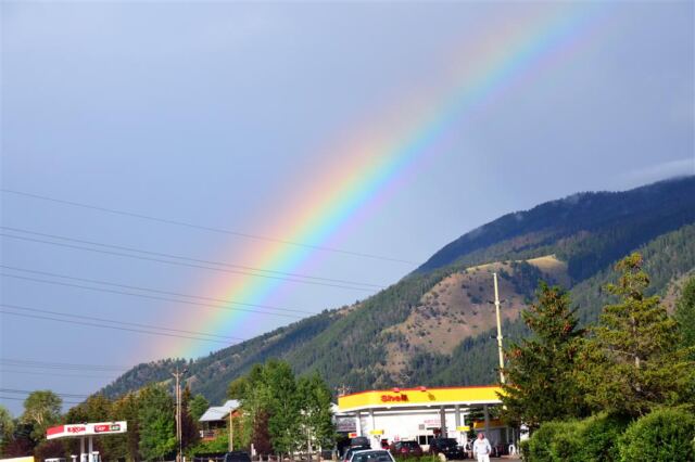 Post storm rainbow in Jackson