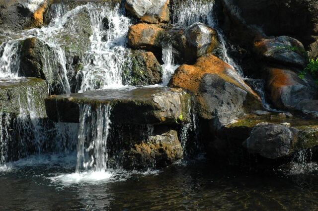 Resort waterfall
