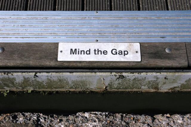 Mind the gap!