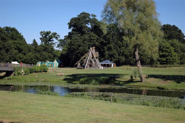 The trebuchet is ready to fire