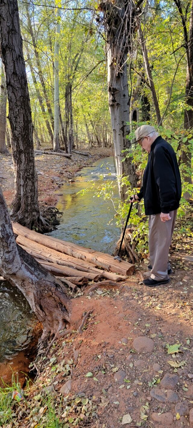 Paul considers (briefly) crossing a wood bridge (1)