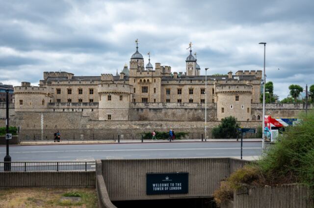 Tower of London from Tower Hill Station