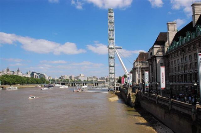 London Eye - dead on