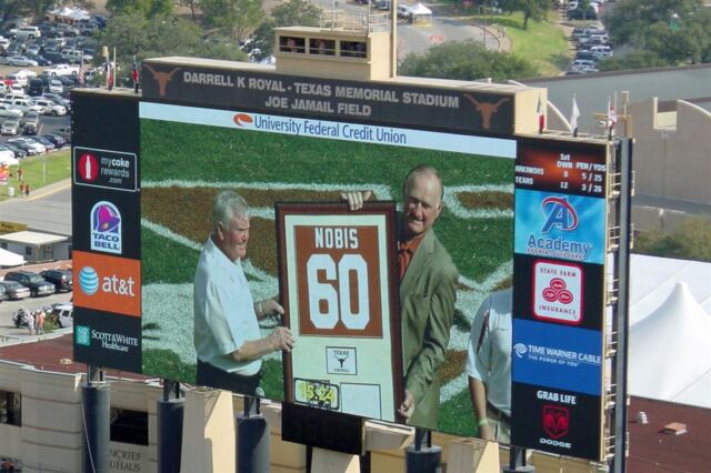 Coach Royal and Tommy Nobis