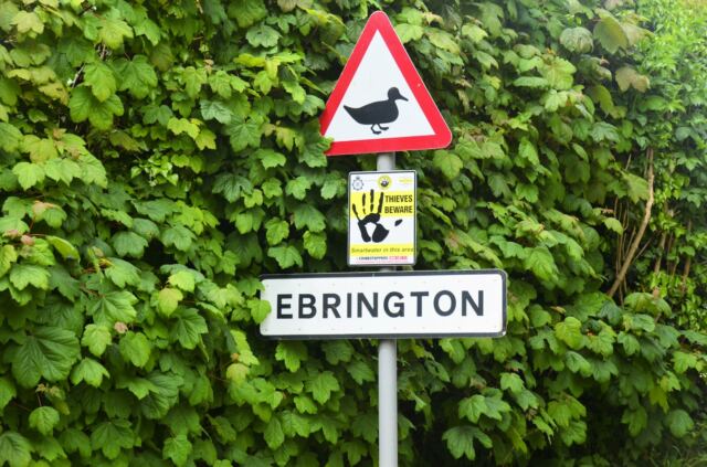 Entering Ebrington