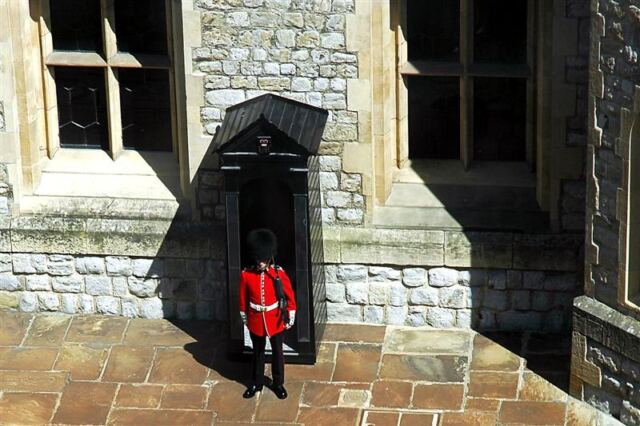 Tower of London - guarding the Crown Jewels