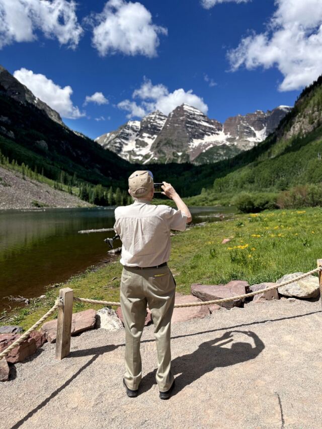 Paul and the Maroon Bells 1