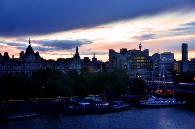 London sunset skyline 1