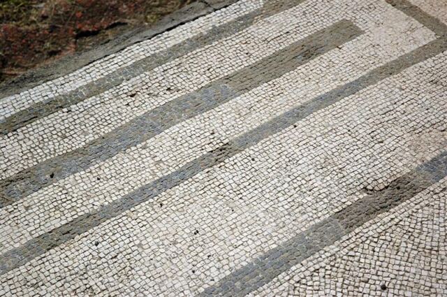 Pompeii - House of the Fawn tiled floor (1)