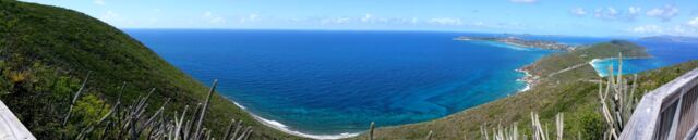 Virgin Gorda lookout - panorama