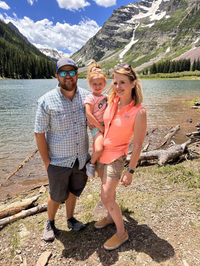 Jarrett, Shiloh, and Melanie at Crater Lake