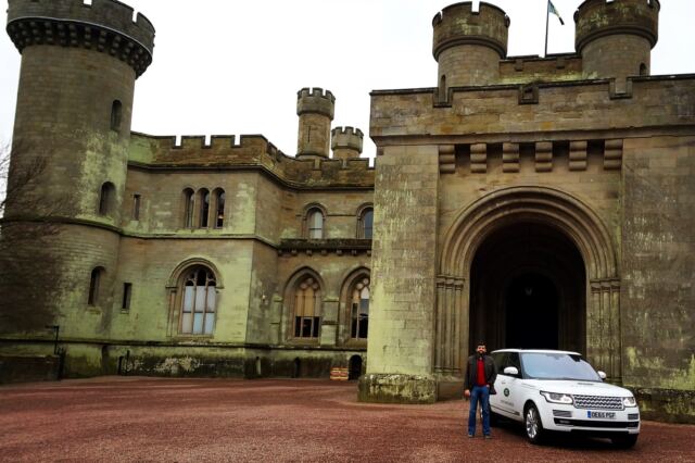 Andrew and his Range Rover at Eastnor Castle (4)