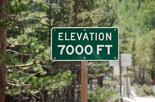 Elevation 7000 ft