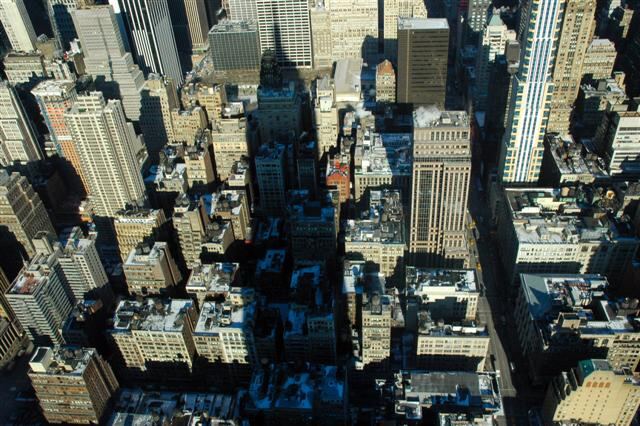 ESB shadow on buildings