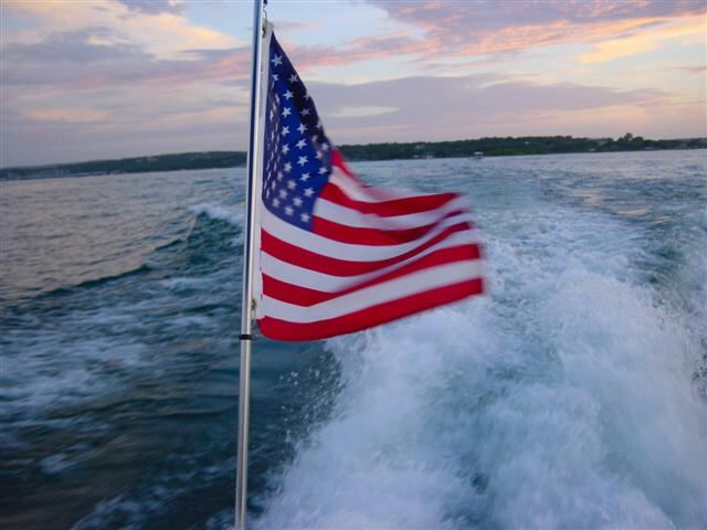 flag-and-wake