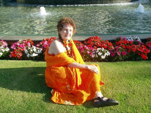 Geri and fountain