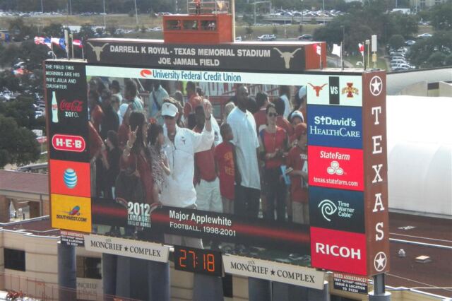 Major Applewhite - 2012 Longhorn Hall of Fame inductee