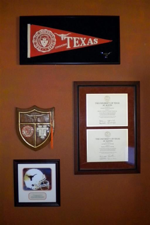 My Longhorn wall of honor