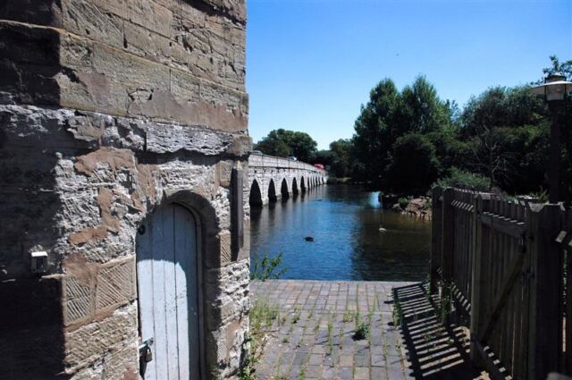 City gate and River Avon bridge