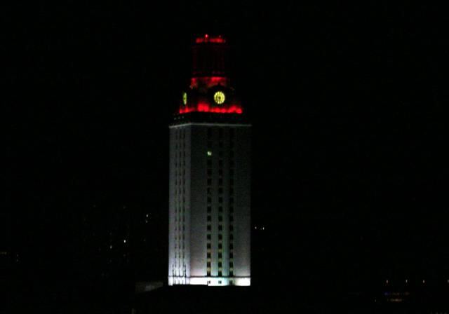 UT Tower from the stadium