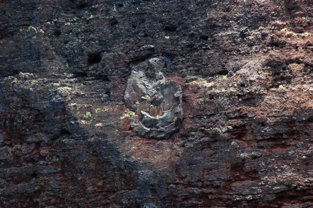 Ancient lava tube details