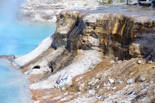 Excelsior Geyser - crater wall