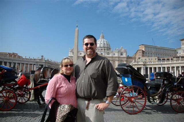 RK in front of Vatican