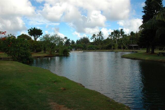 Lagoon and clouds