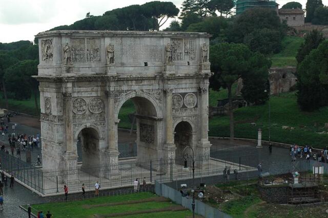 Arch of Constantine from Colosseum