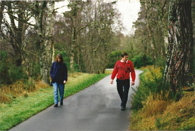 Marianne and John - Skibo path