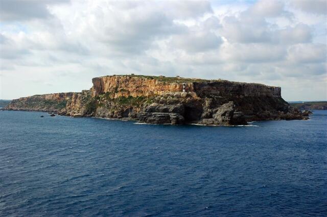 Passing edge of Menorca