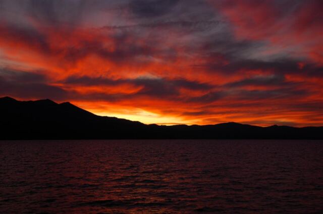 Amazing Lake Tahoe sunset