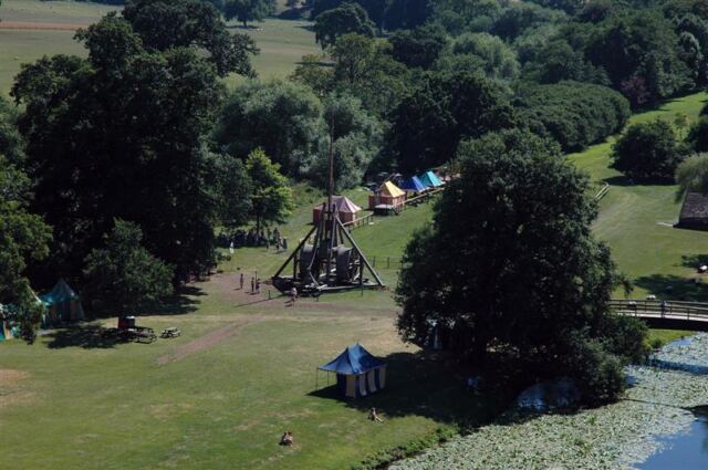 Trebuchet from atop Warwick