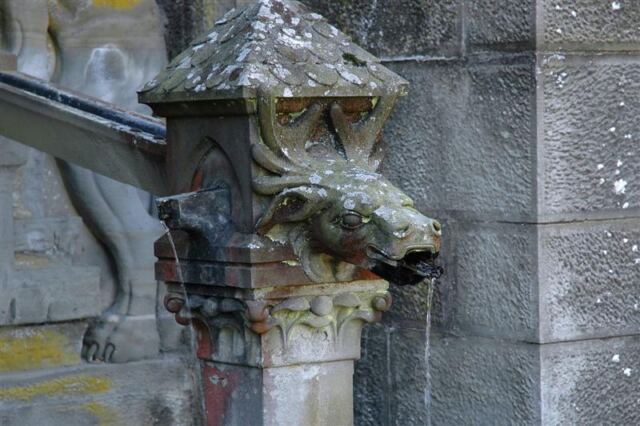 Dragon fountain