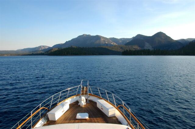 Approaching Emerald Bay