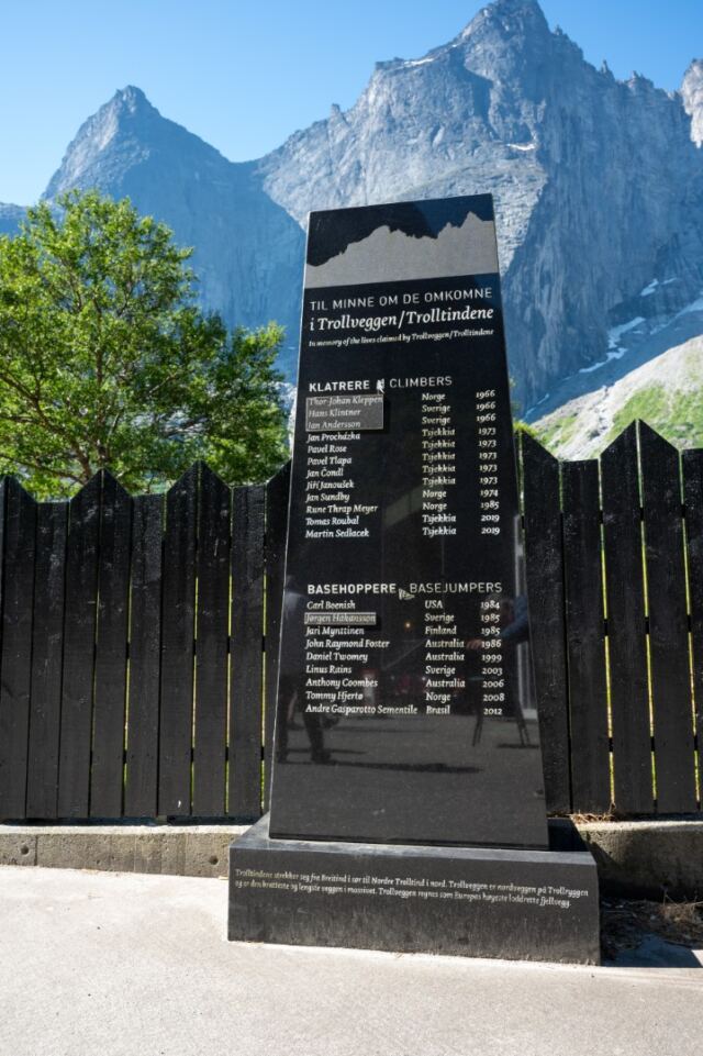 Trollveggen Memorial
