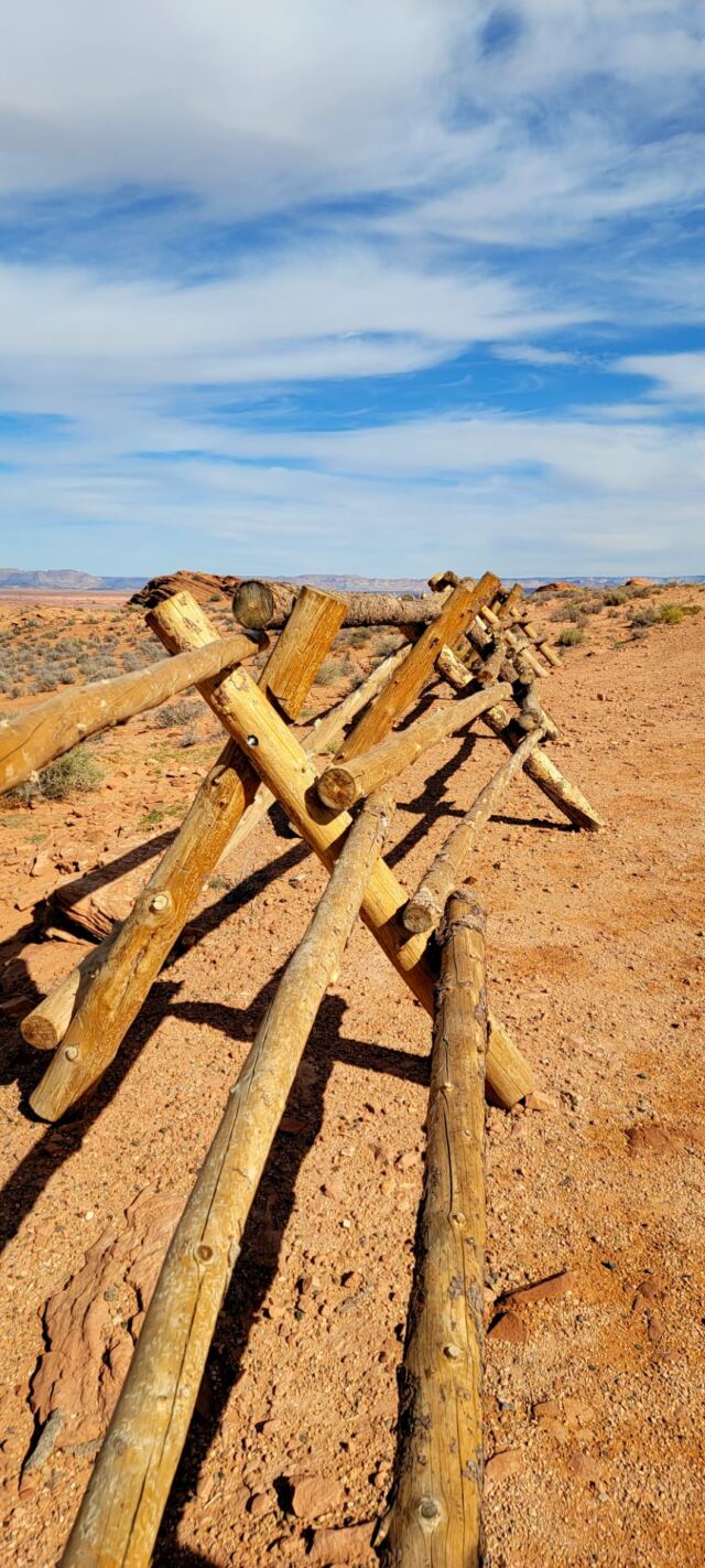 Horseshoe Bend - rail fence (2)