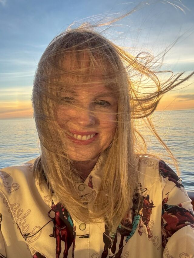 Breezy on the balcony