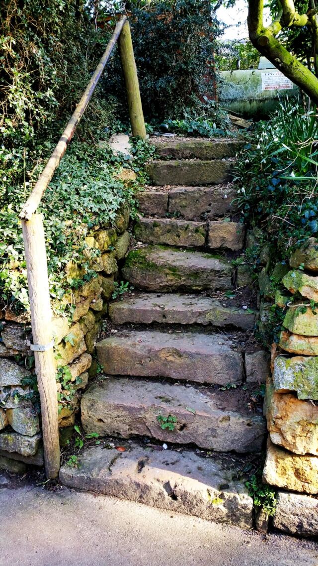 Charingworth stone stairs
