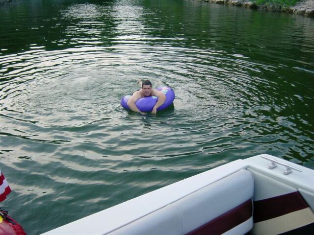 chad-enjoys-the-warm-lake-travis-water