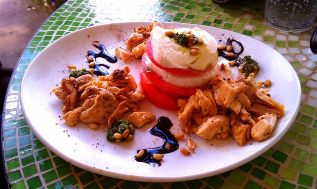 Kathy's Caprese salad (EVO)