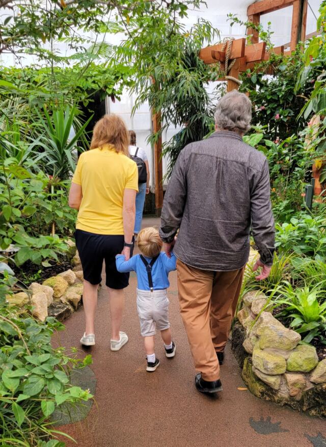 Stratford Upon Avon Butterfly Farm - Nana, Henry, and Granga